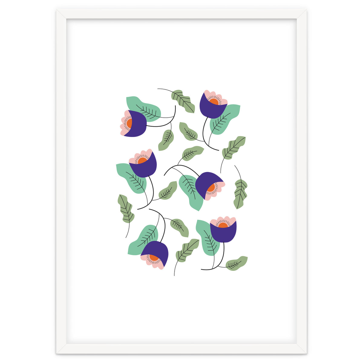 Shine And Rise Flowers Rgb