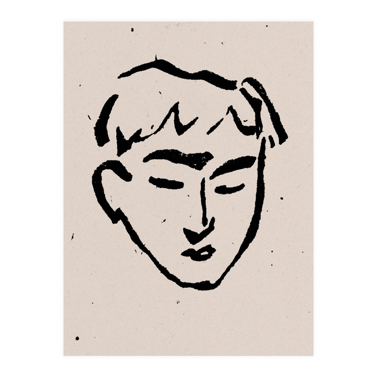 Man, study (Print Only)