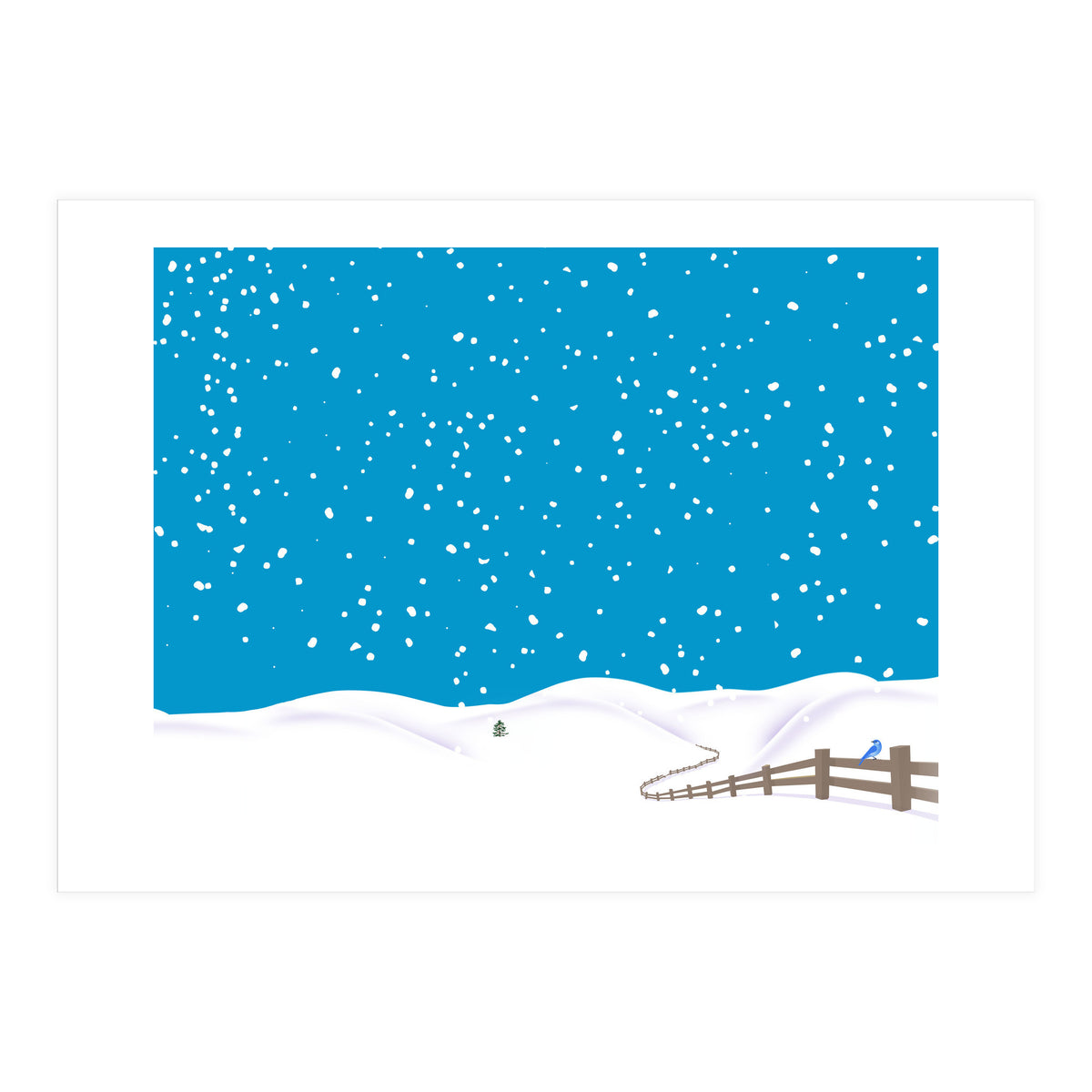 Country Snow (Print Only)