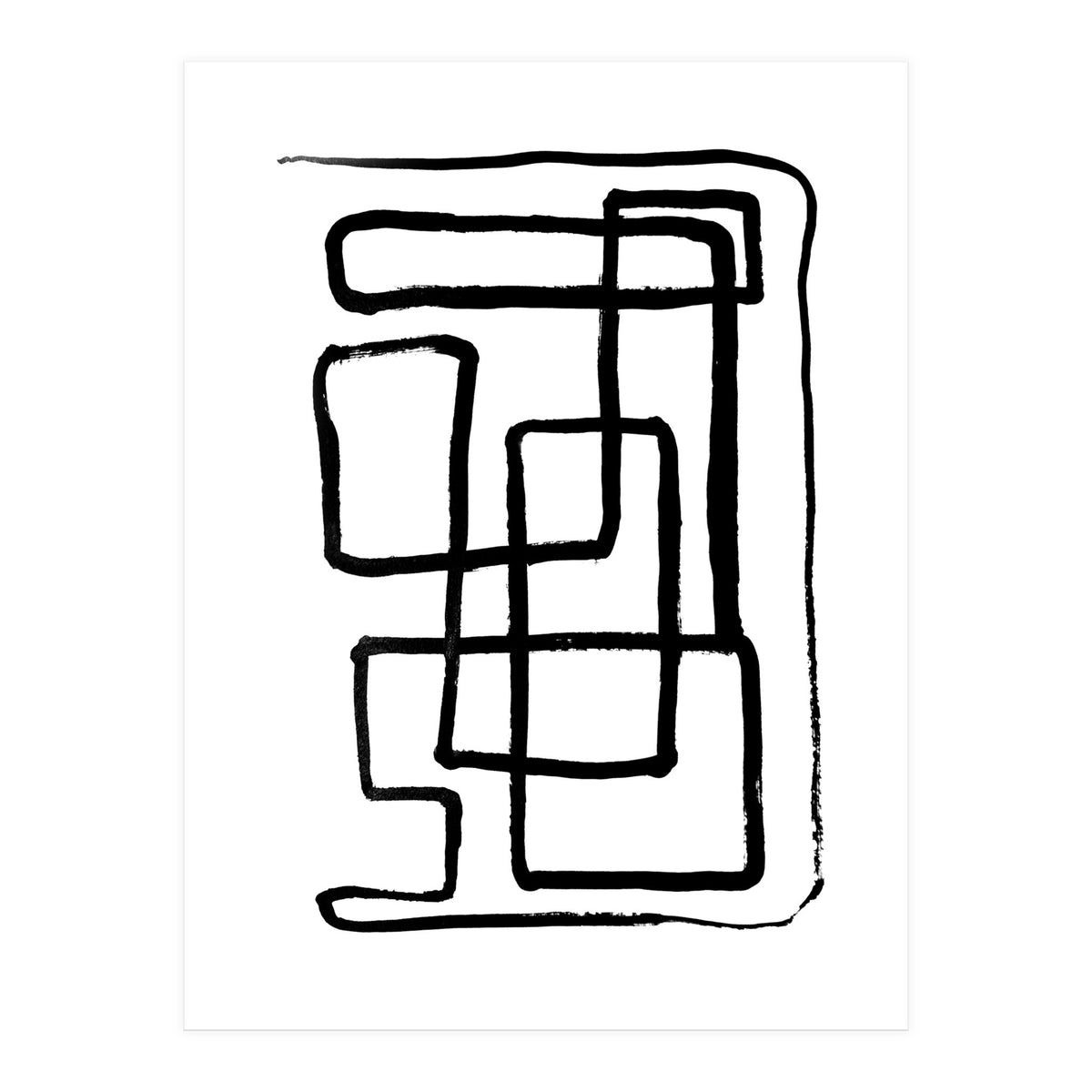 Maze Line Art (Print Only)