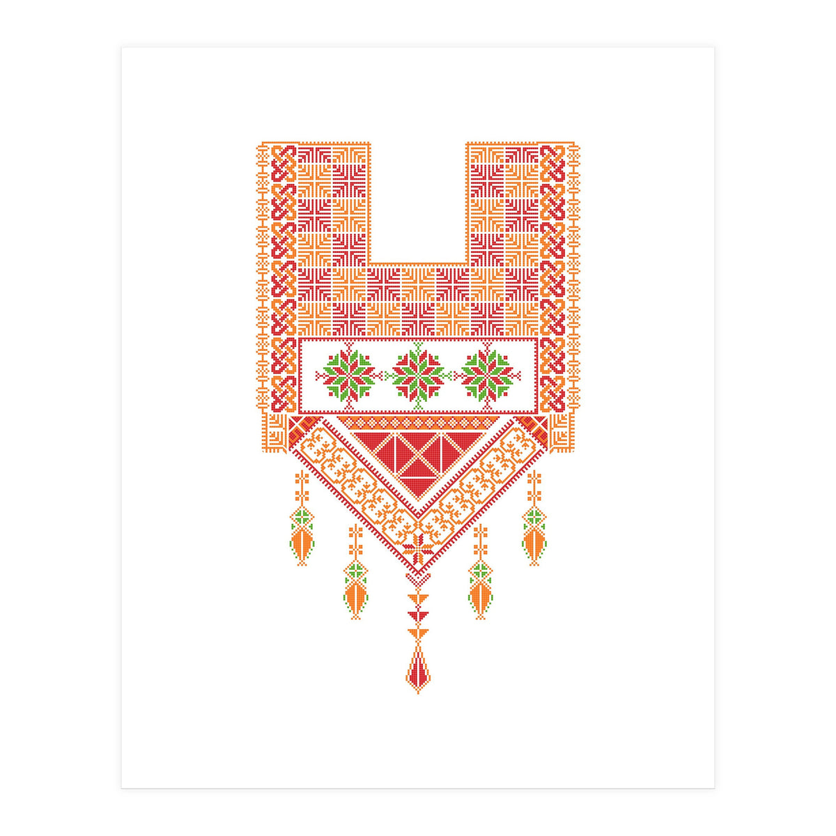 Tatreez Ornament 2 (Print Only)