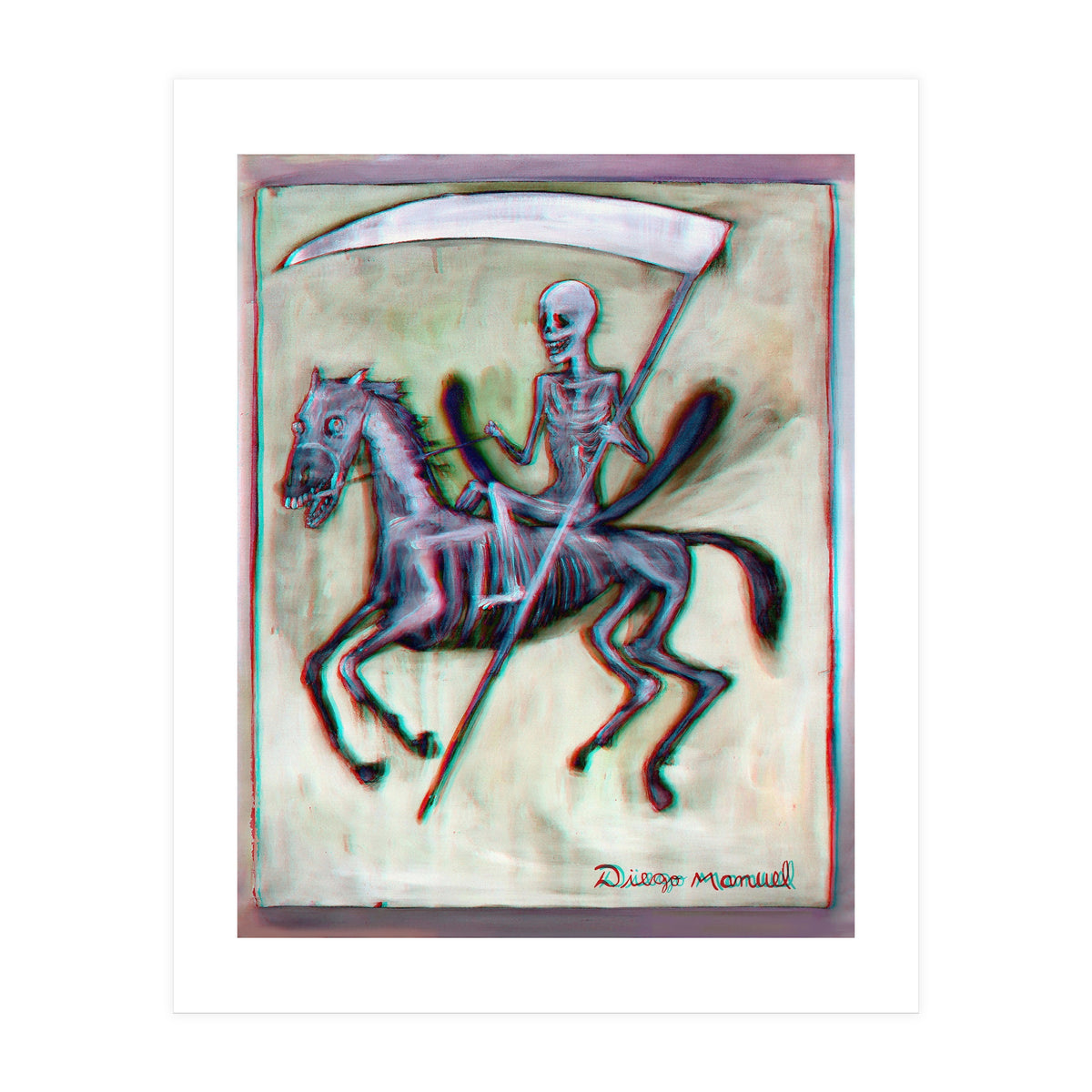 La Muerte 2 3d 2 (Print Only)