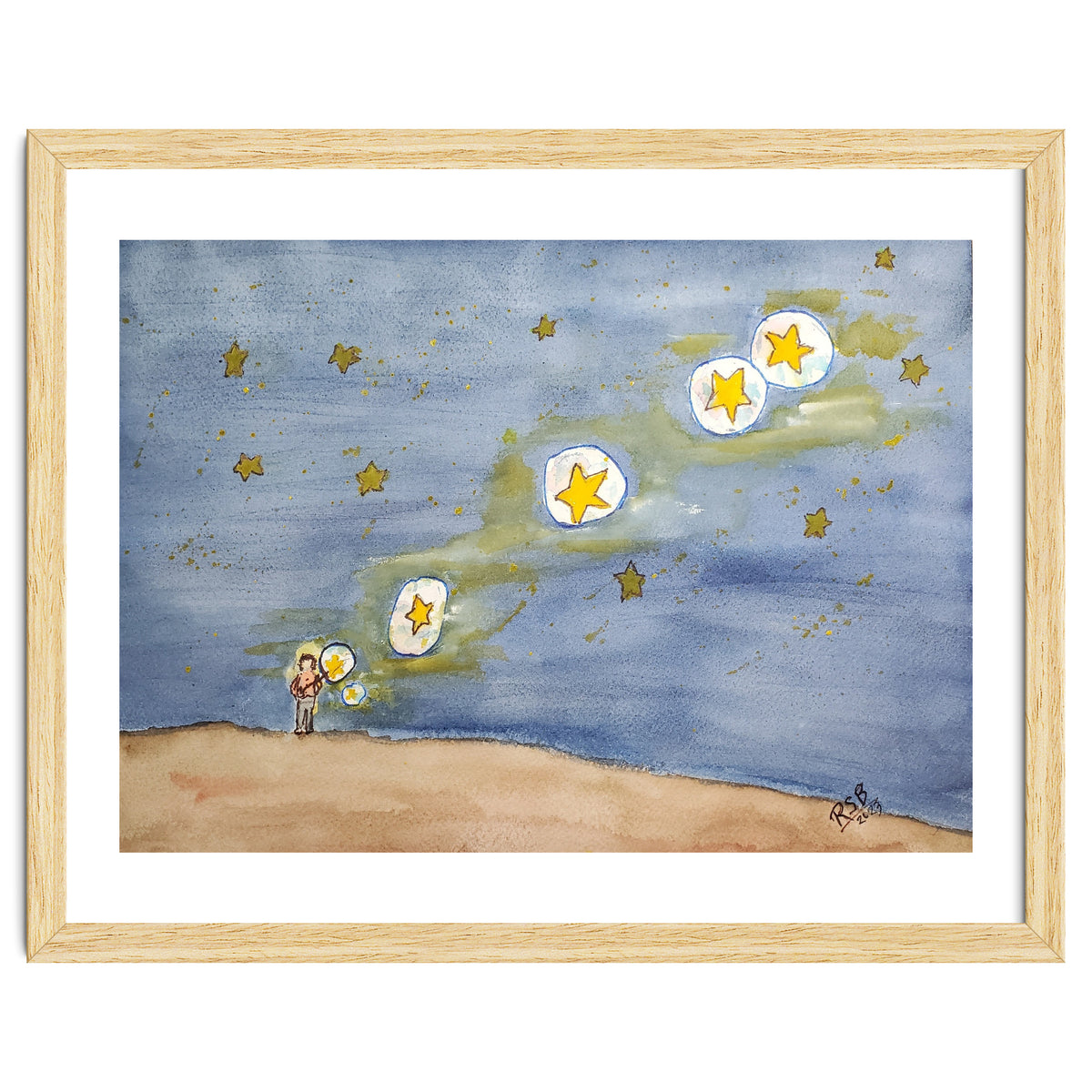 He Dipped the Bubble Wand, Waved his Arm, and Filled the Sky With Stars