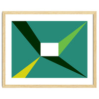 Geometric Shapes No. 27 - green, yellow & lime