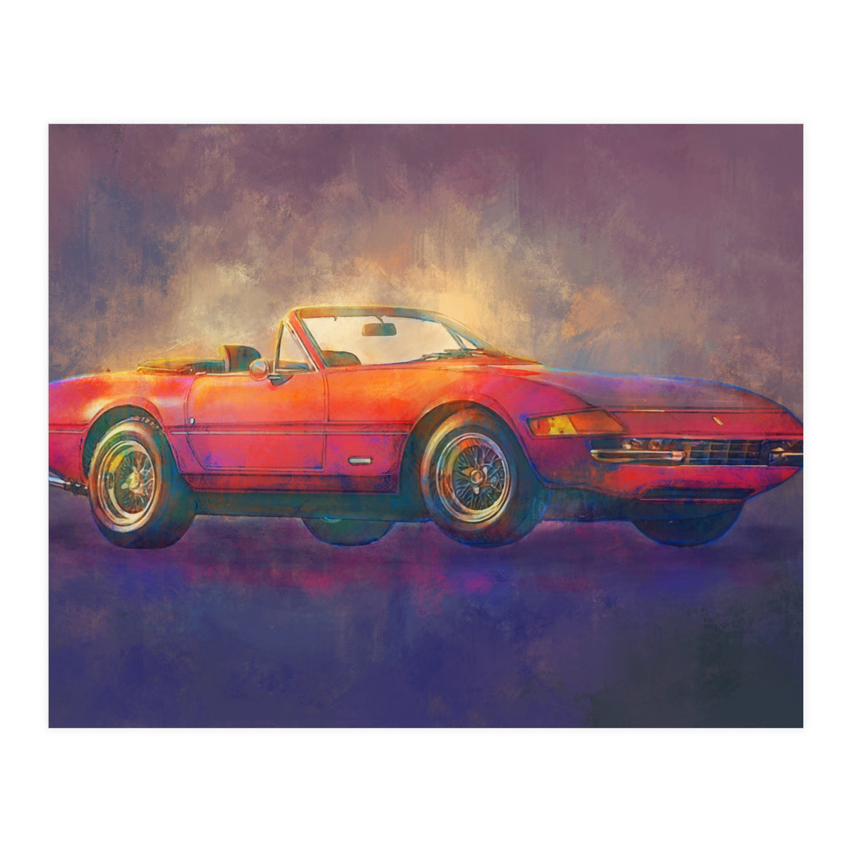 Ferrari 365 GTB 4 Daytona Spyder (Print Only)