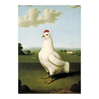Chicken Classic Oil Painting (Print Only)