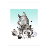 Wild grunge cat (Print Only) thumbnail