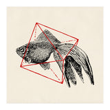 Fish In Geometrics III (Square) (Print Only) thumbnail