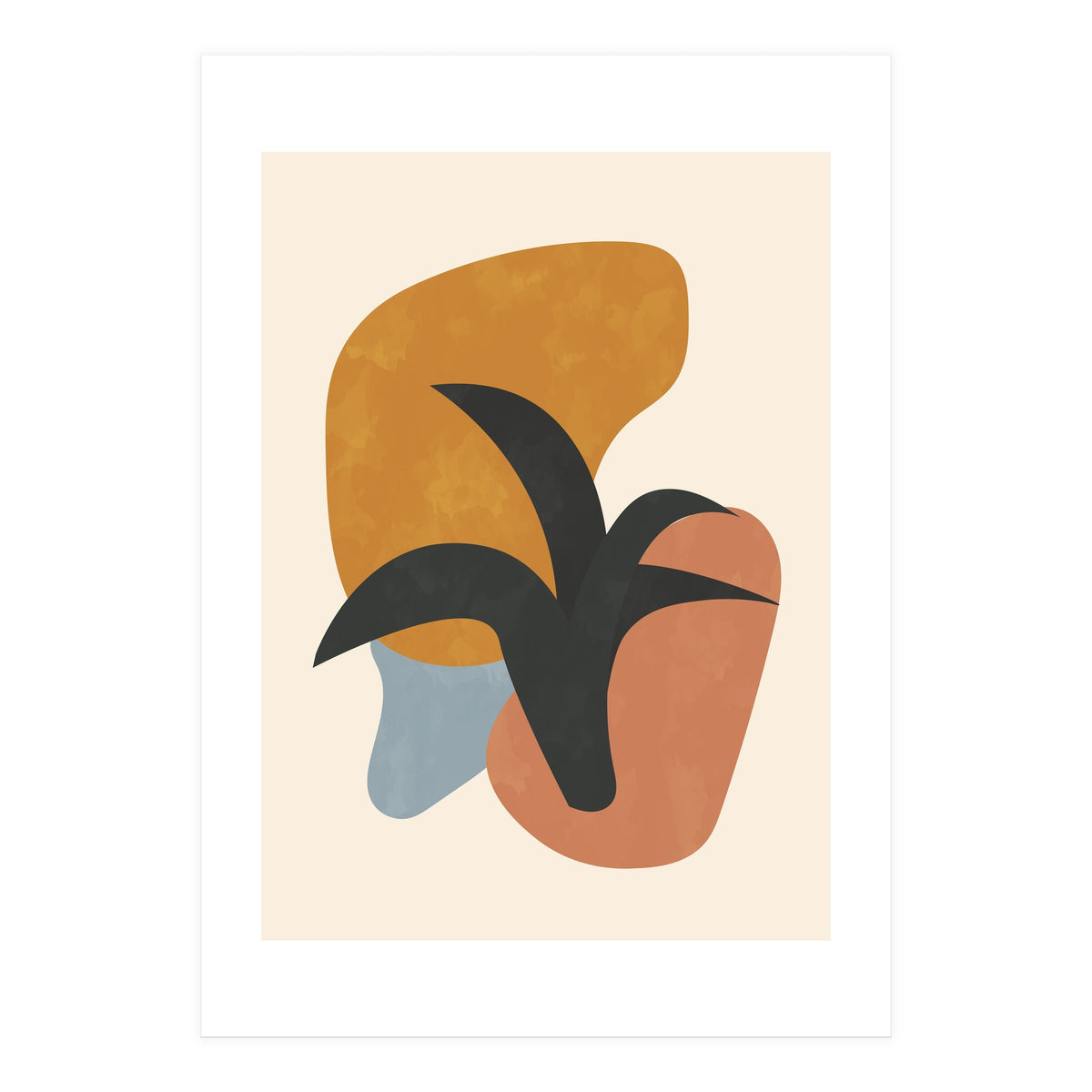 Abstract Boho Plant (Print Only)