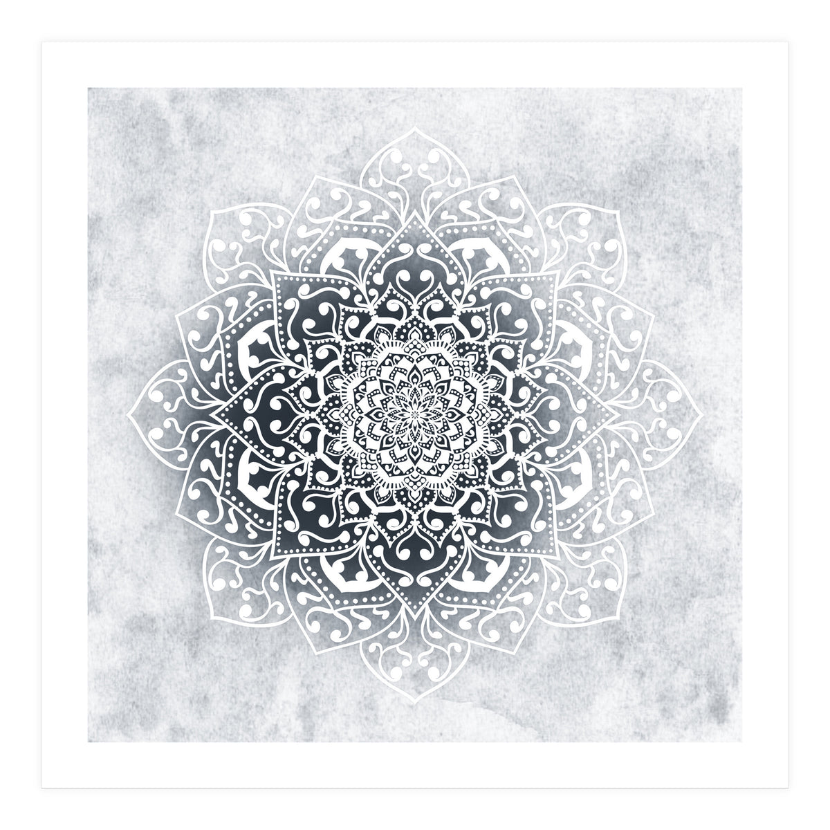 Winter Vibes Mandala (Print Only)
