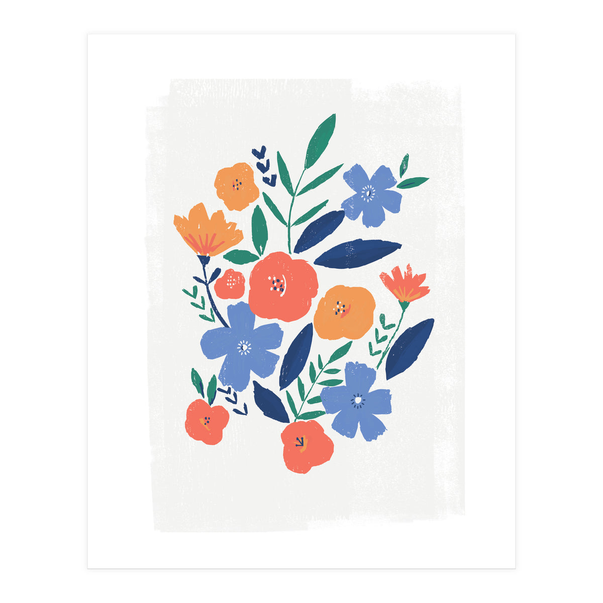 Floral Art Print (Print Only)