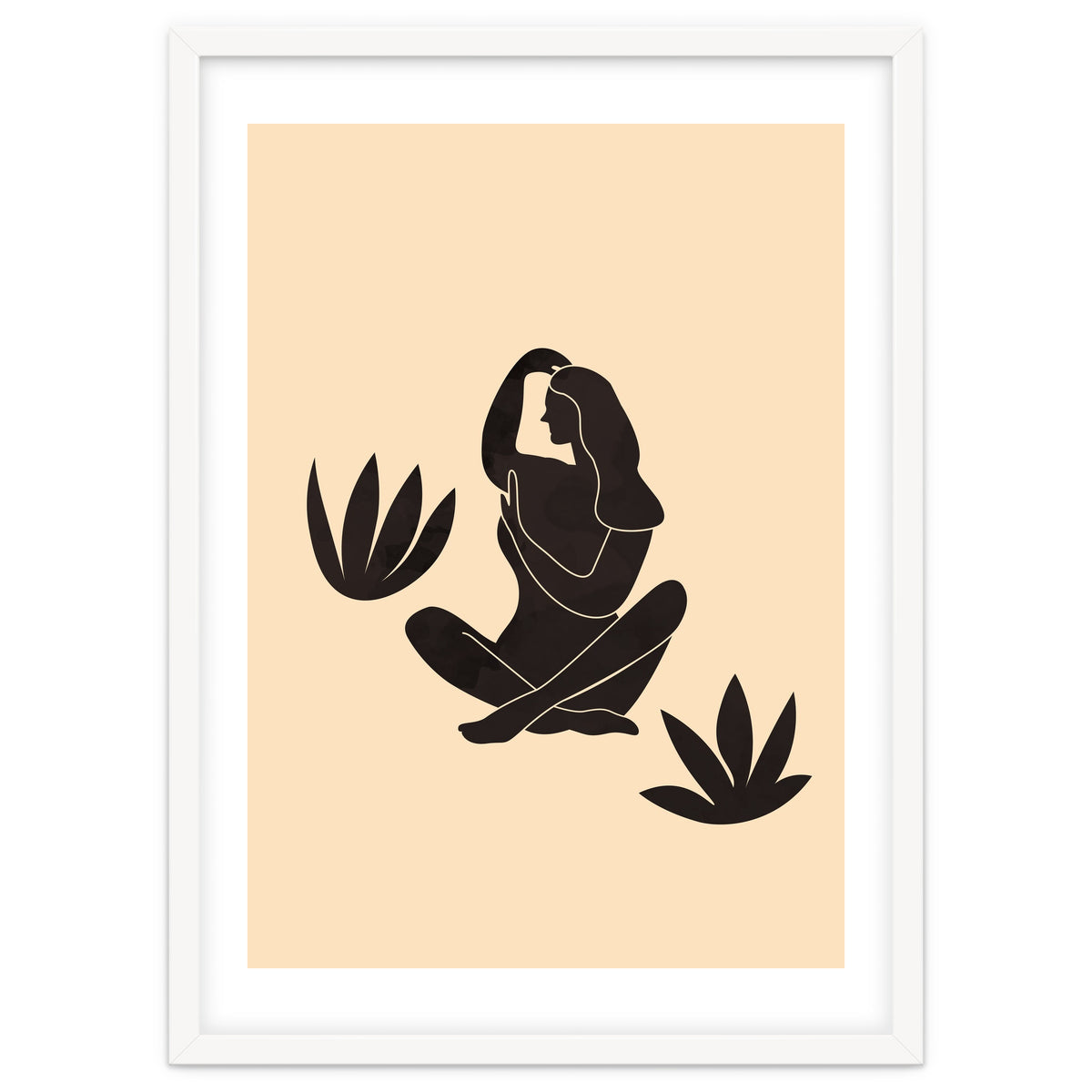 Female Body Line Art