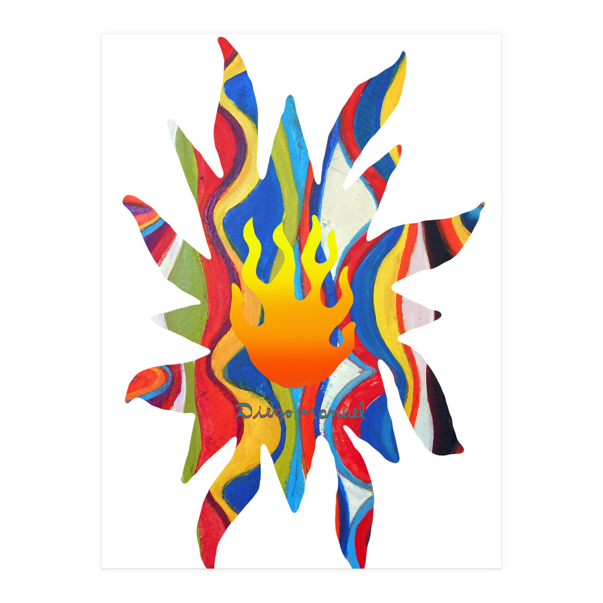 Fuego 25 Copia (Print Only)