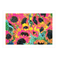 Pink Sunflowers (Print Only)