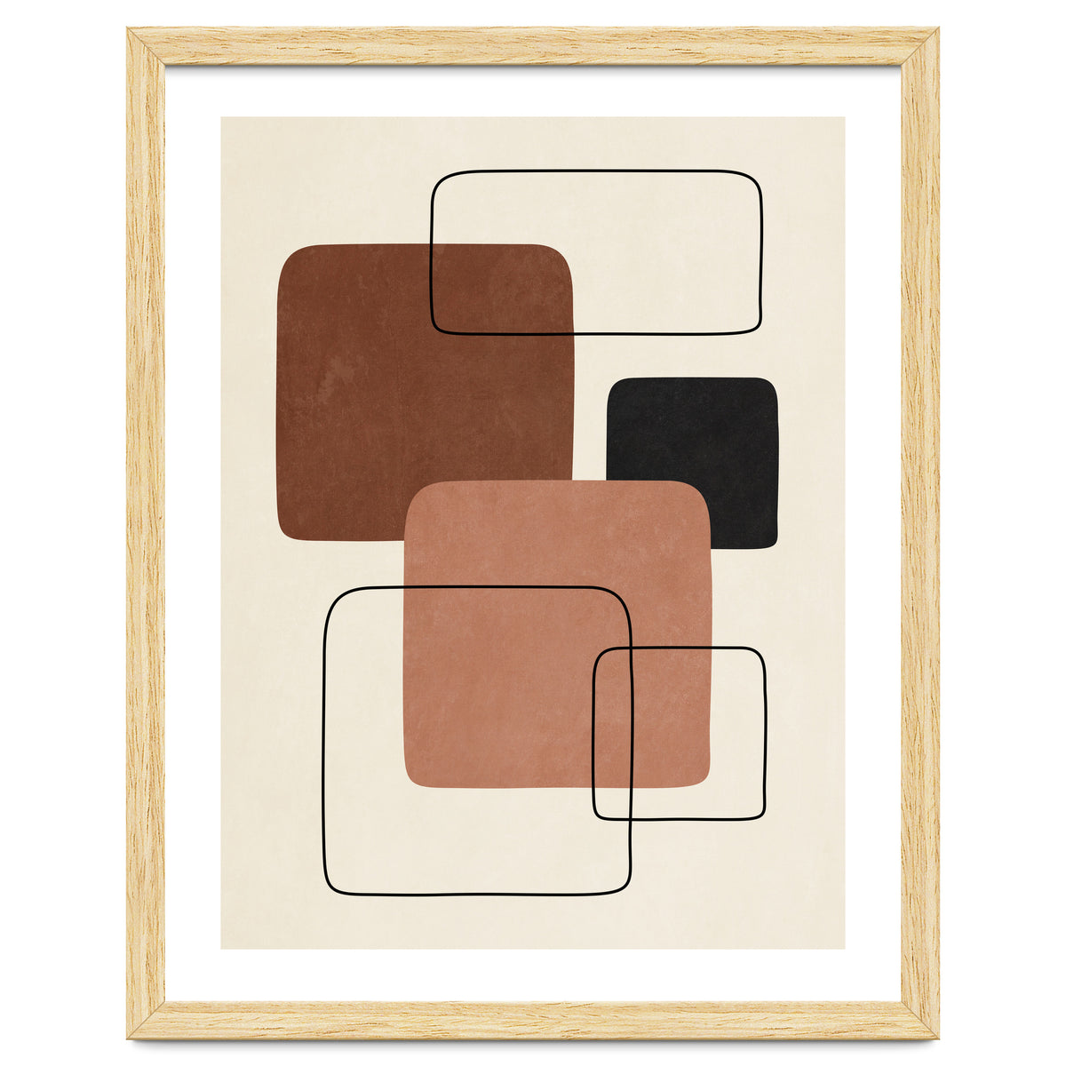 GEOMETRIC SHAPES - TERRACOTTA 02