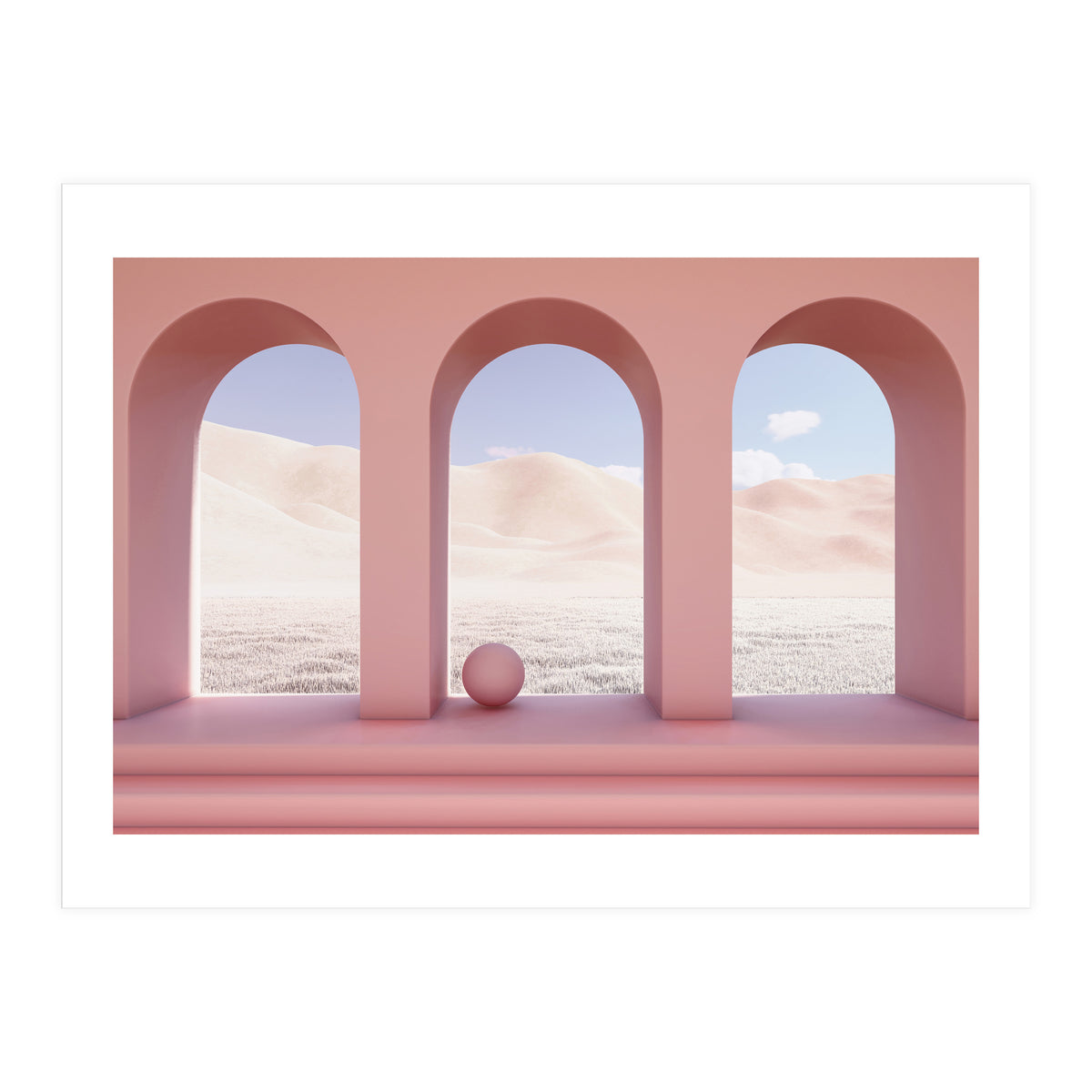 BALL IN ARC (Print Only)