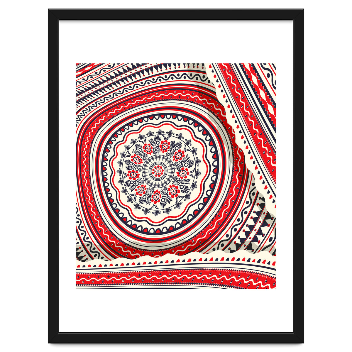 Romanian embroidery background 17