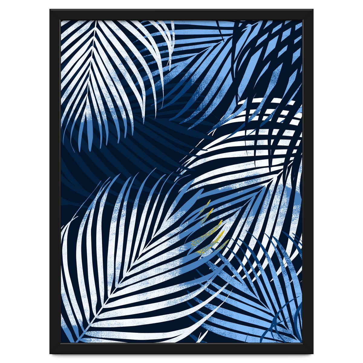 Palm Leaves Blue