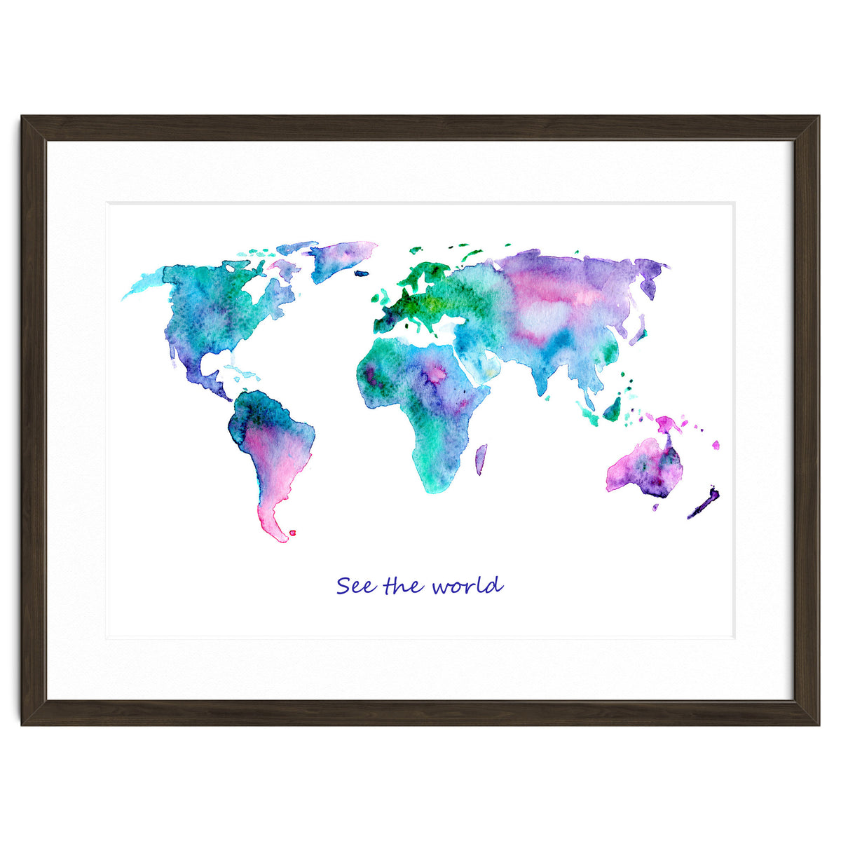 See the world || watercolor