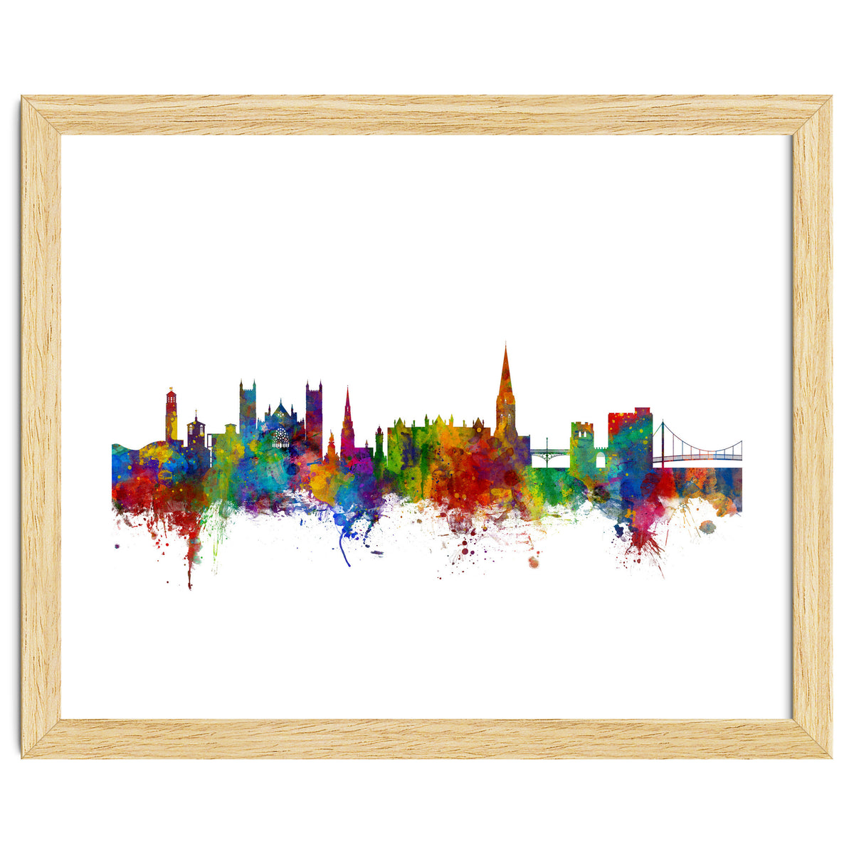 Exeter England Skyline