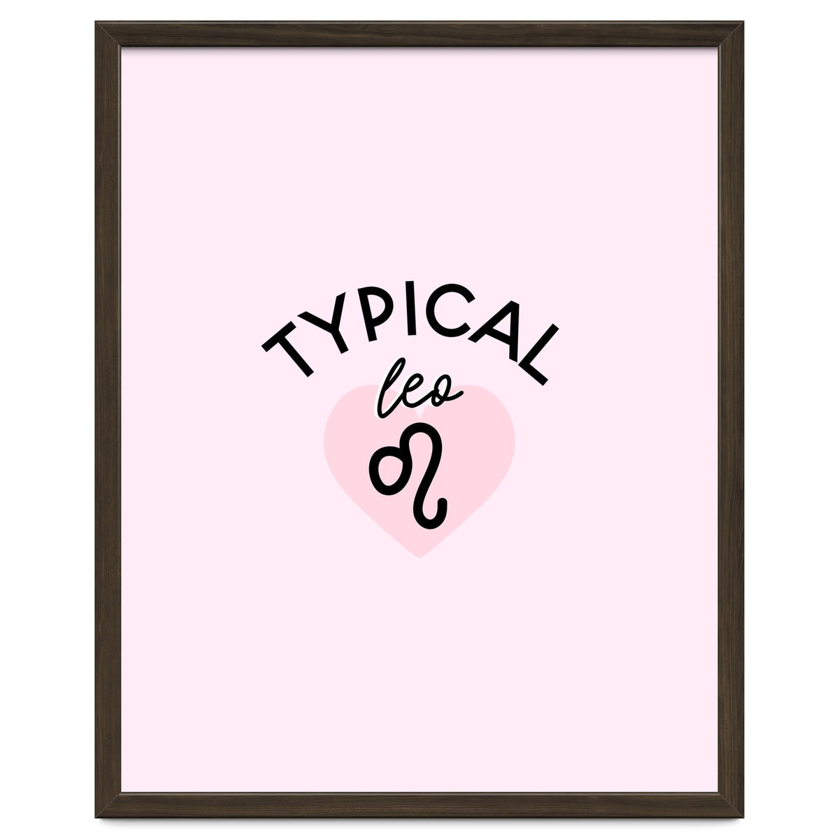 Typical Leo Horoscope Print