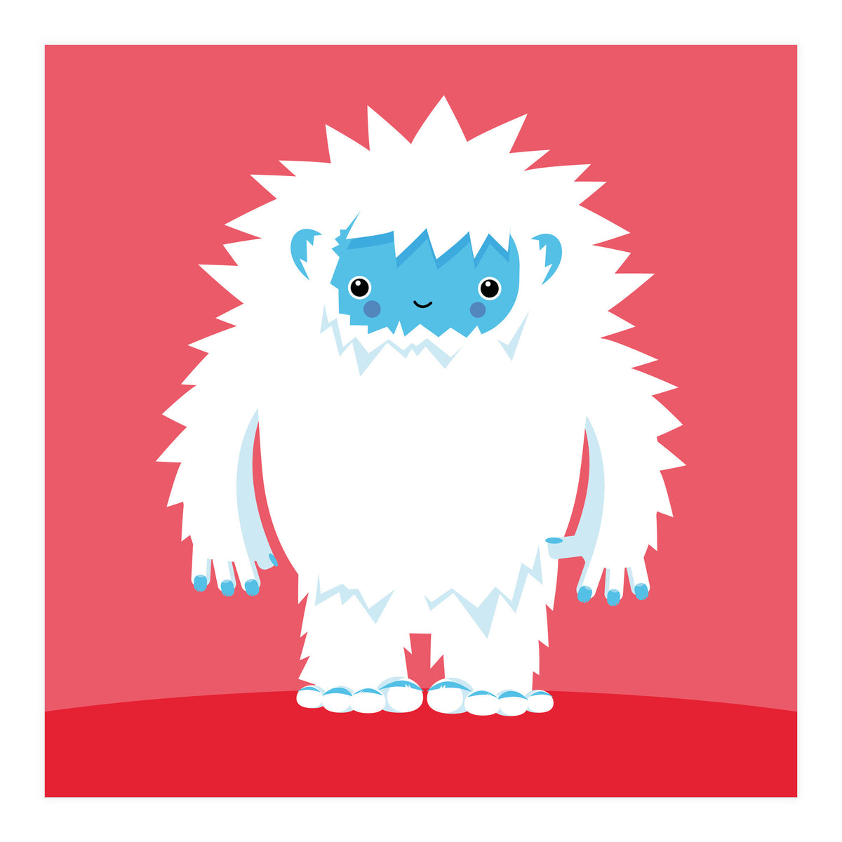 Big Hugs Kawaii Yeti (Print Only)
