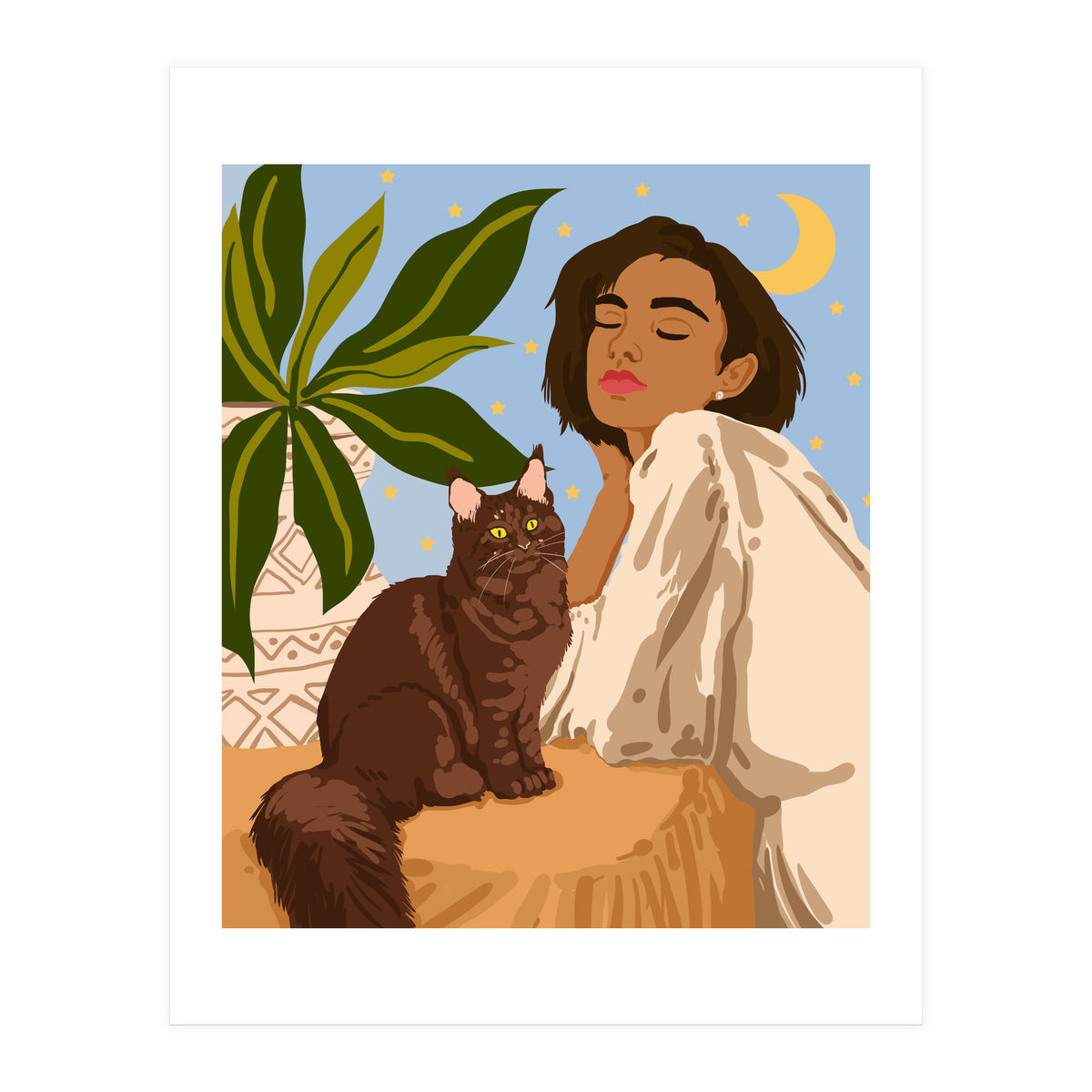 Proud Cat Mama (Print Only)