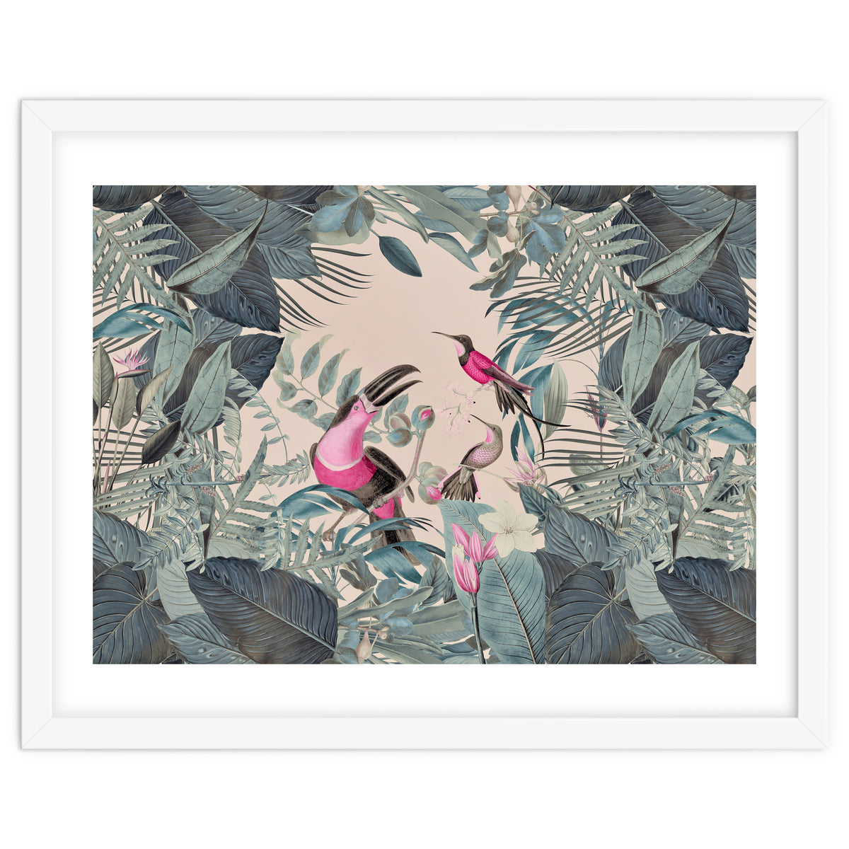 Green Jungle Toucans Color Look