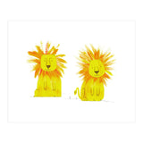 Two Lions  (Print Only) thumbnail