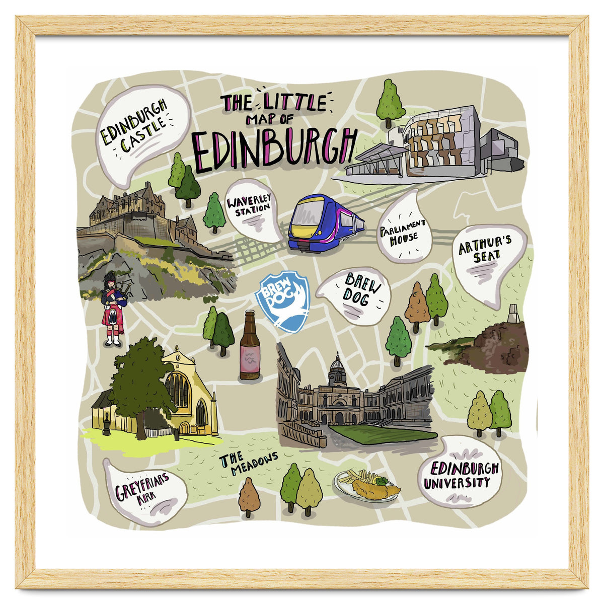 The Little Map of Edinburgh
