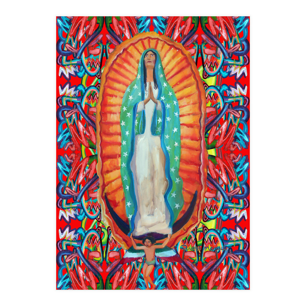 Virgen De Guadalupe 8 (Print Only)