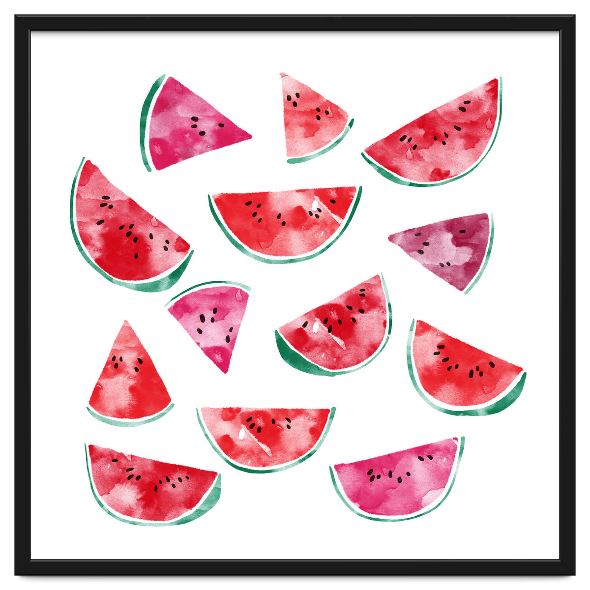 Watercolour Watermelons