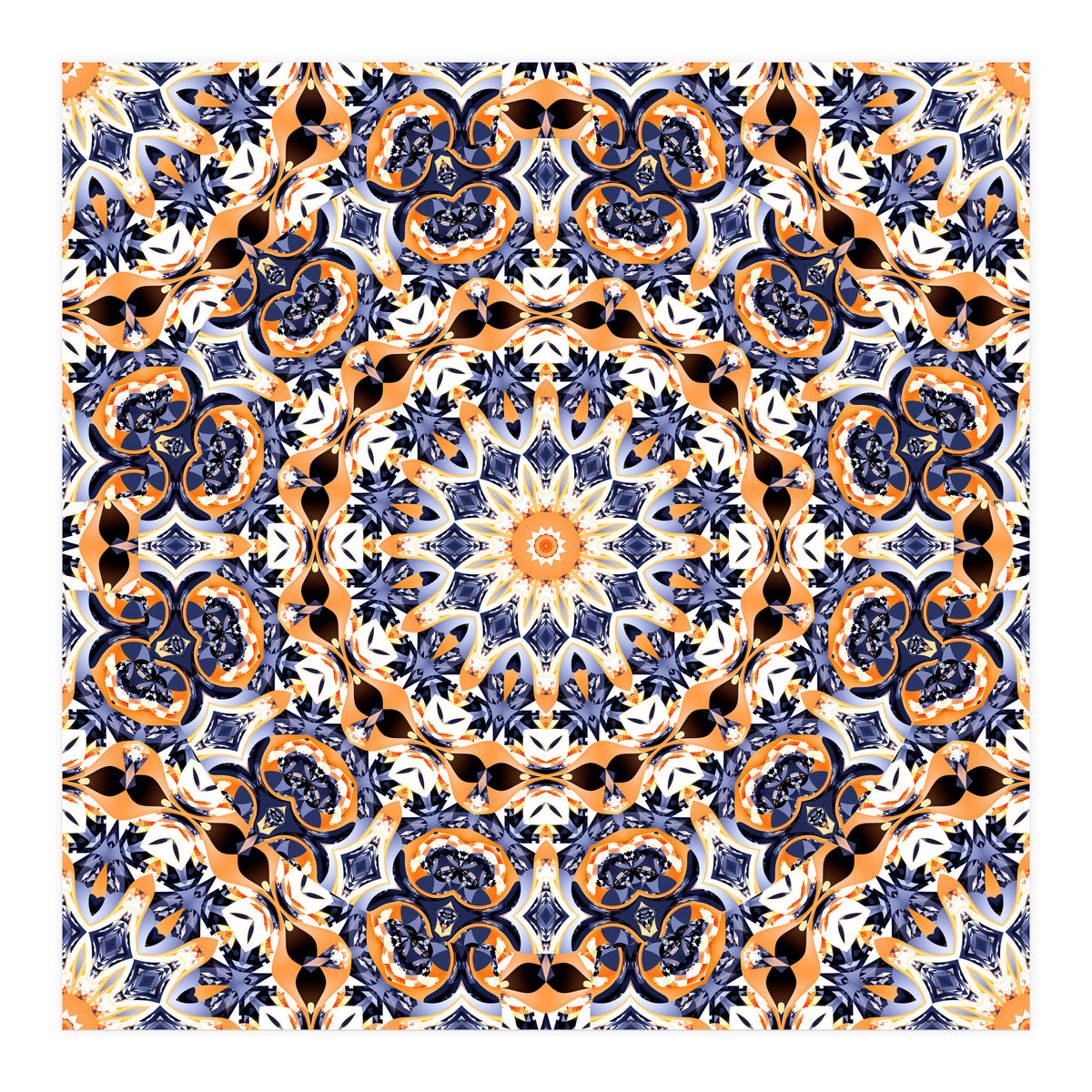 Abstract Mandala Pattern (Print Only)