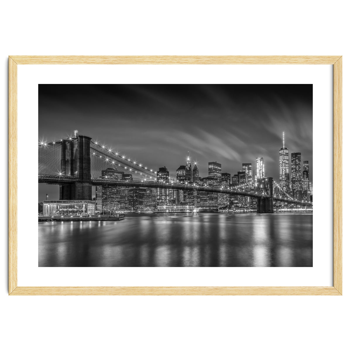 BROOKLYN BRIDGE Nightly Impressions | Monochrome