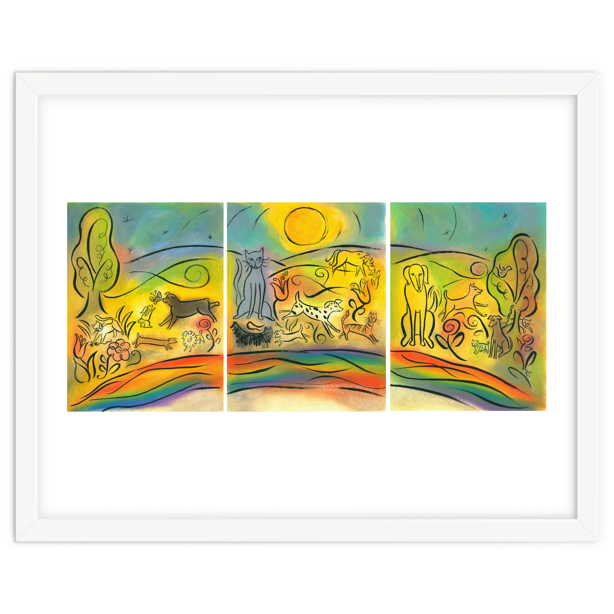 Rainbow Bridge Print