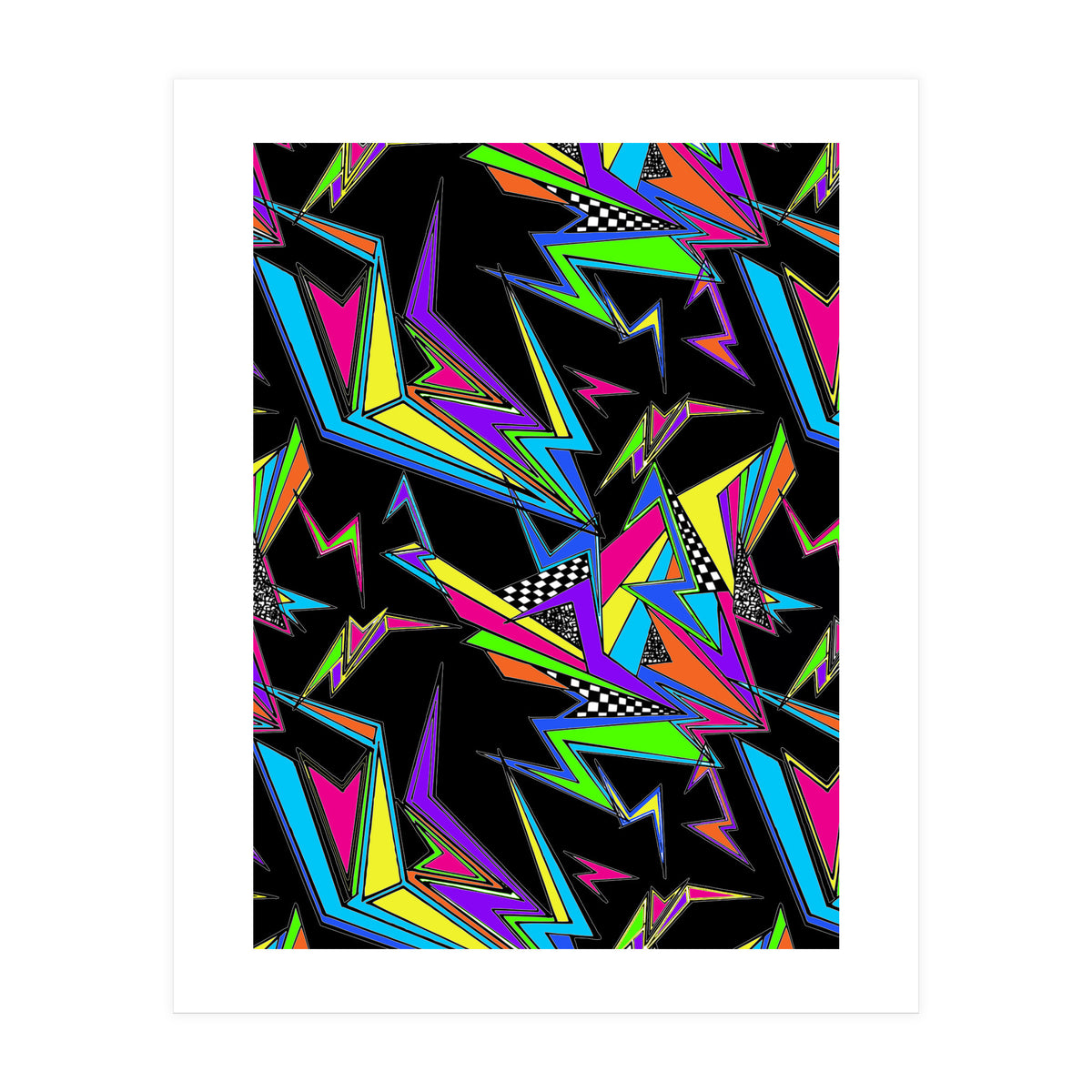 Neon Kapow Black (Print Only)