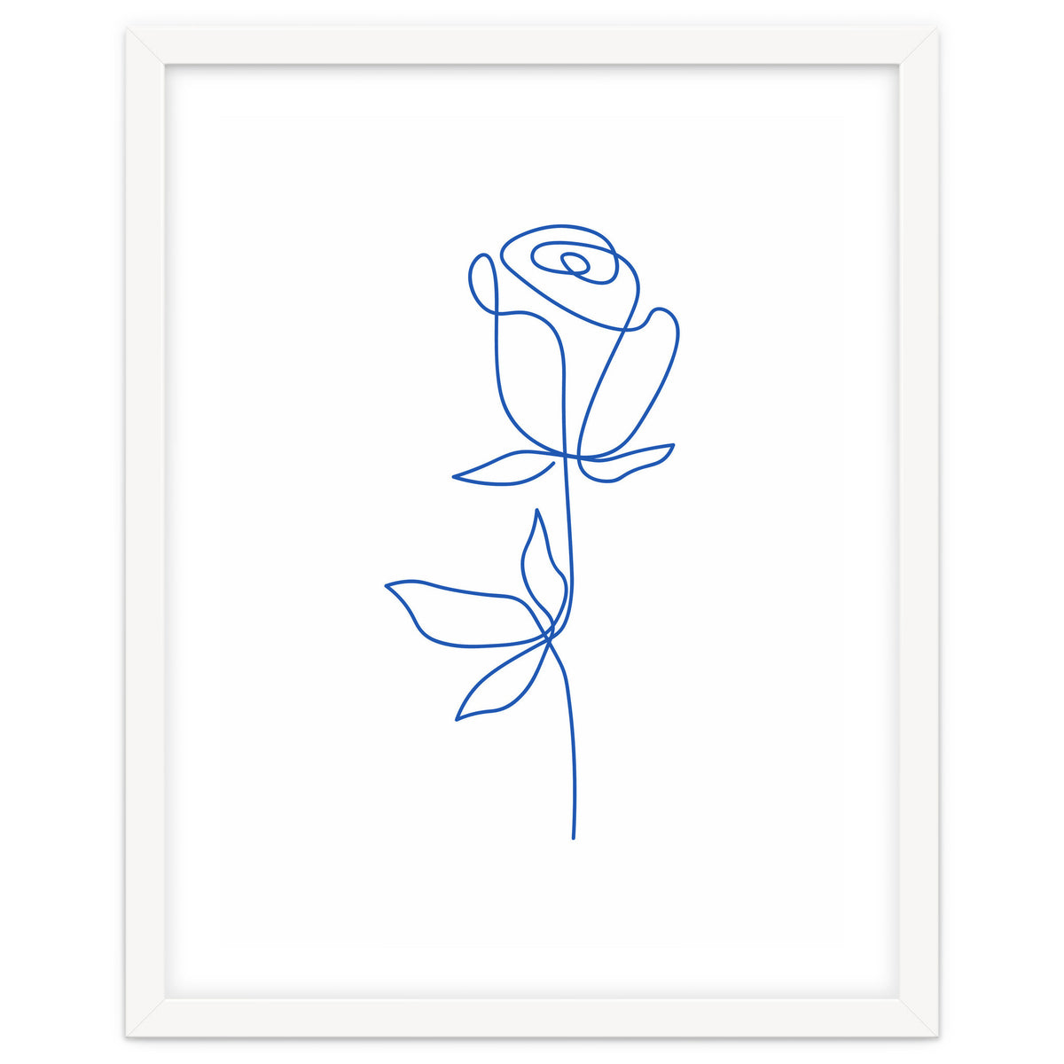 One Line Art Flower