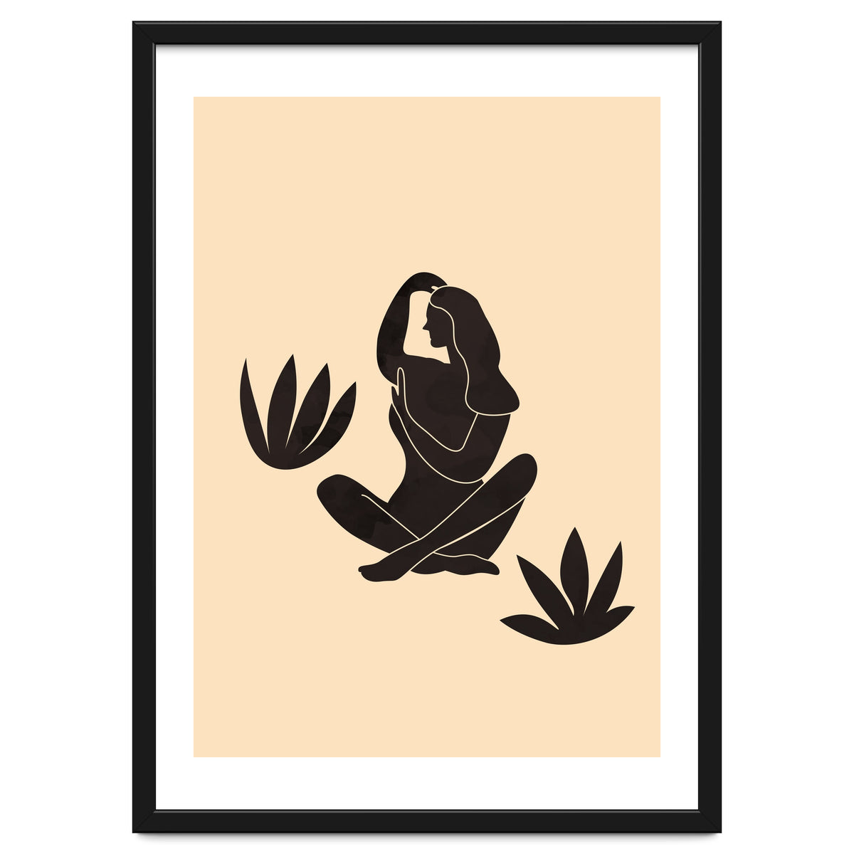 Female Body Line Art