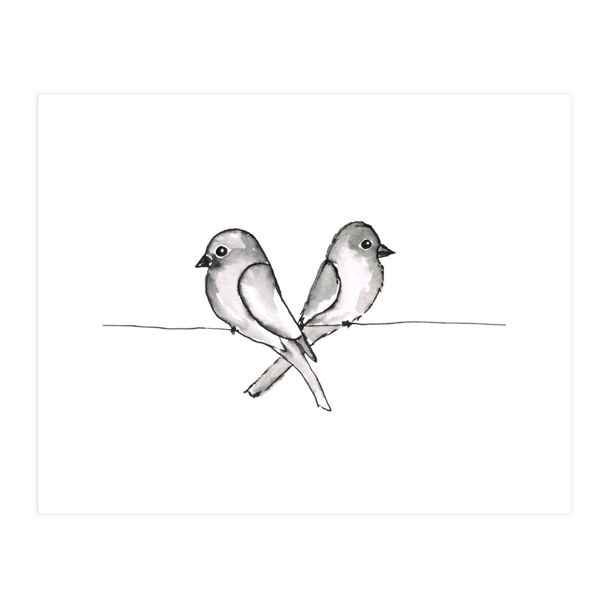 Two birdies (Print Only)