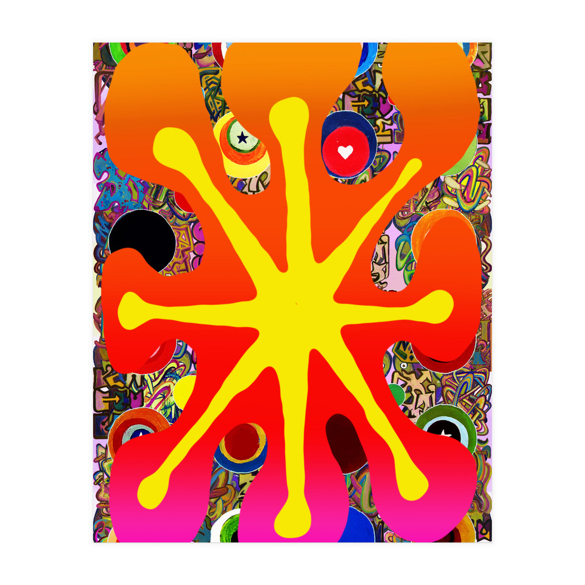 Fuego Y Graffiti 87 (Print Only)