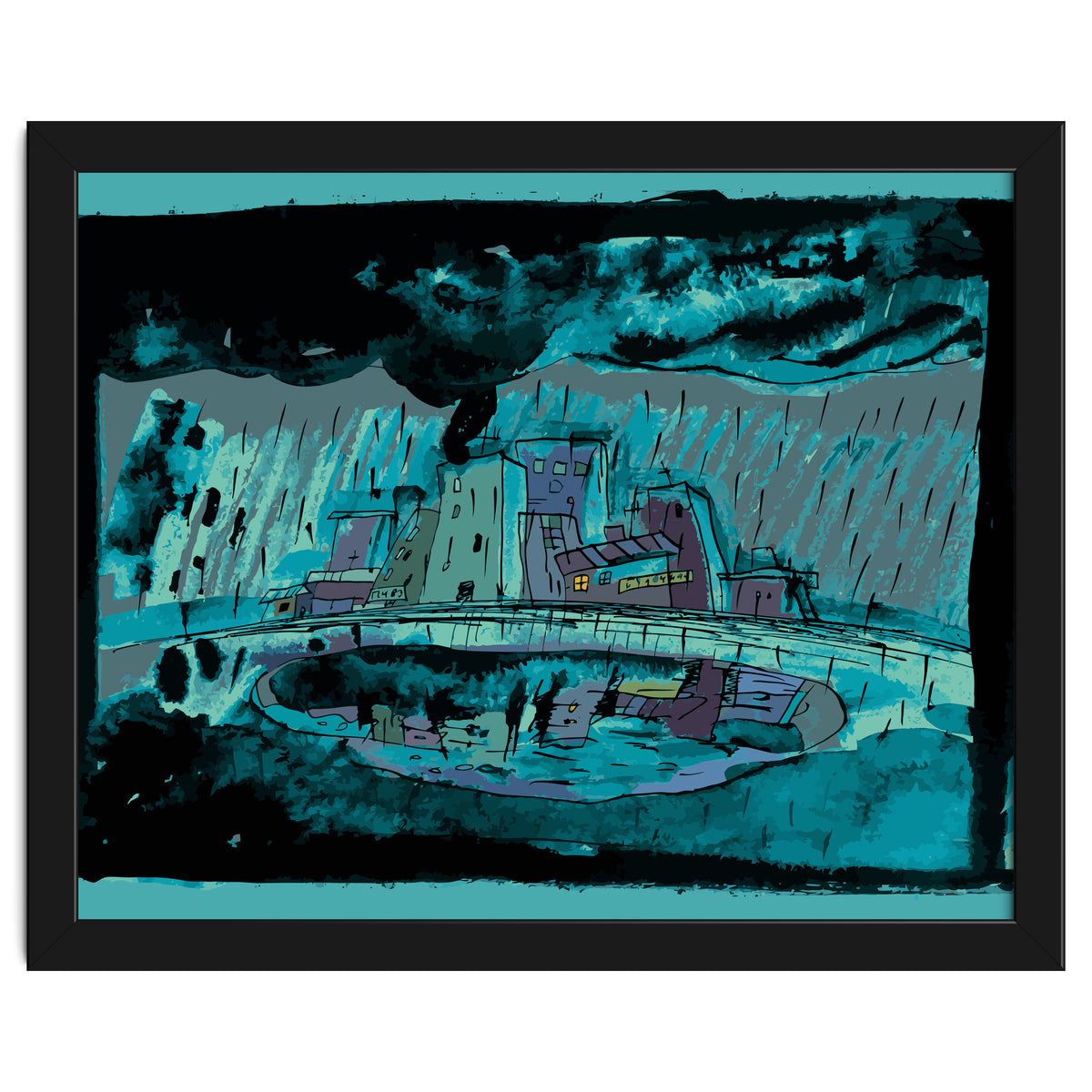 Autumn Rain in the Old City