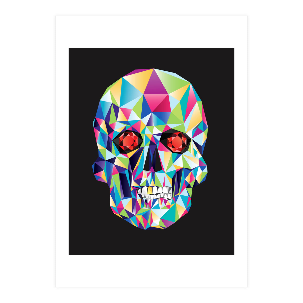 Geometric Candy Skull (Print Only)