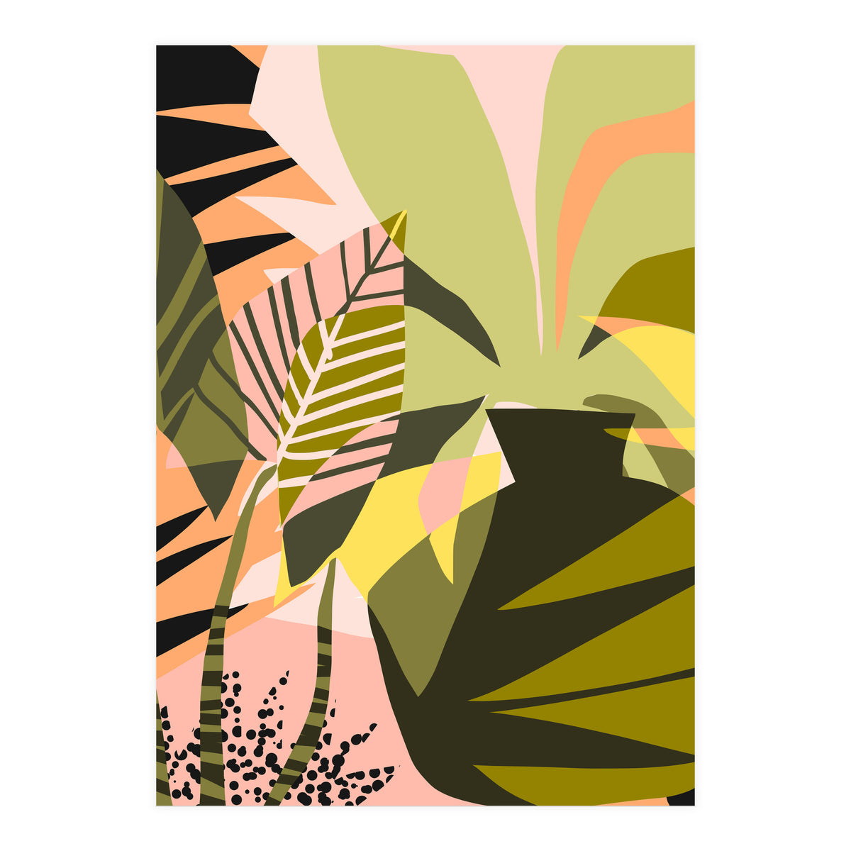 A Flower Blooms Best In A Happy Pot (Print Only)