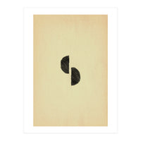 Abstract mid-century modern shapes (Print Only)