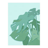 Minimal Monstera Leaves - Greener Eden (Print Only) thumbnail