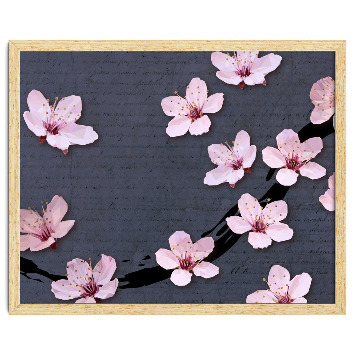 Triangulated Cherry Blossoms
