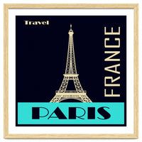 Travel Paris France Poster
