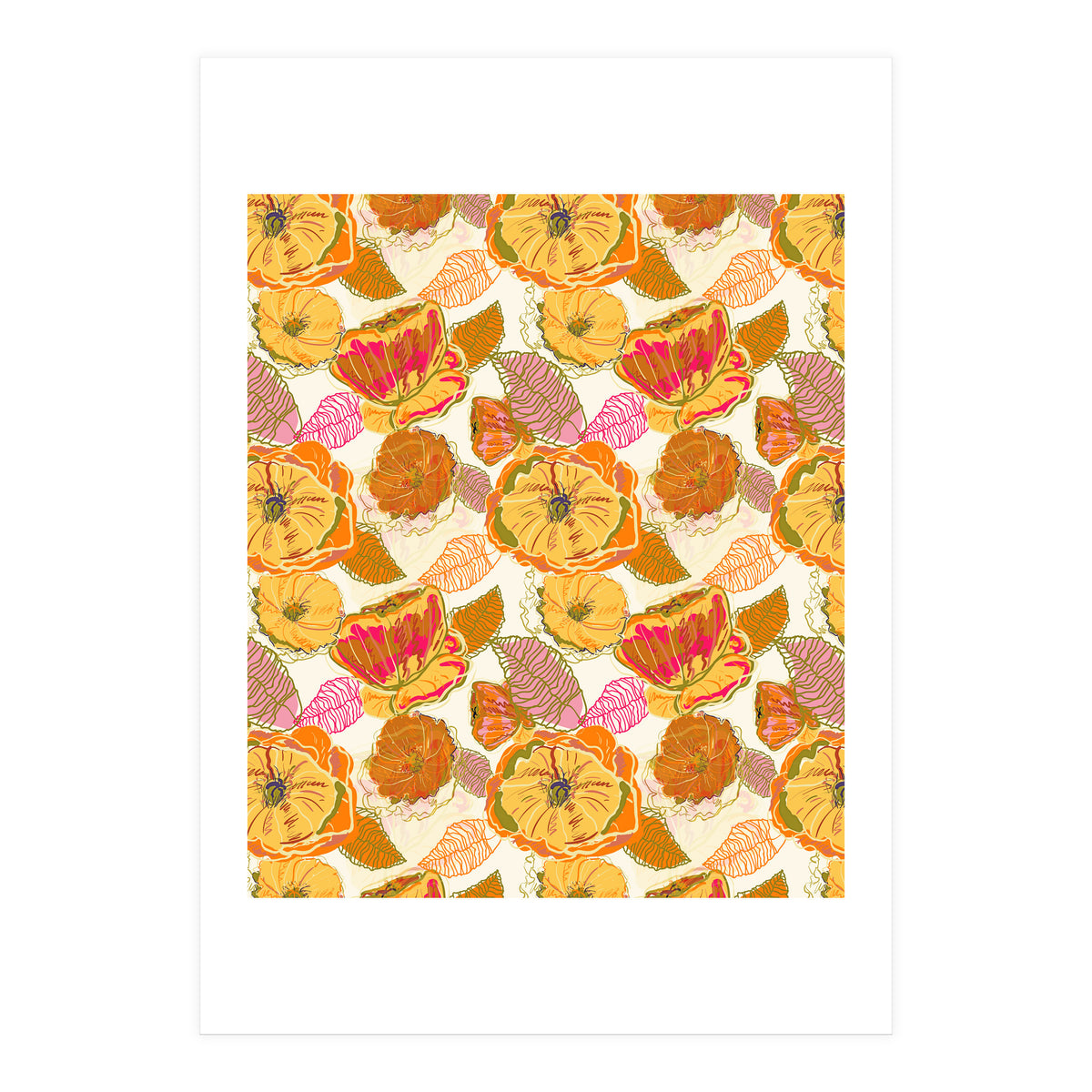 Pattern Floral Pattern (Print Only)