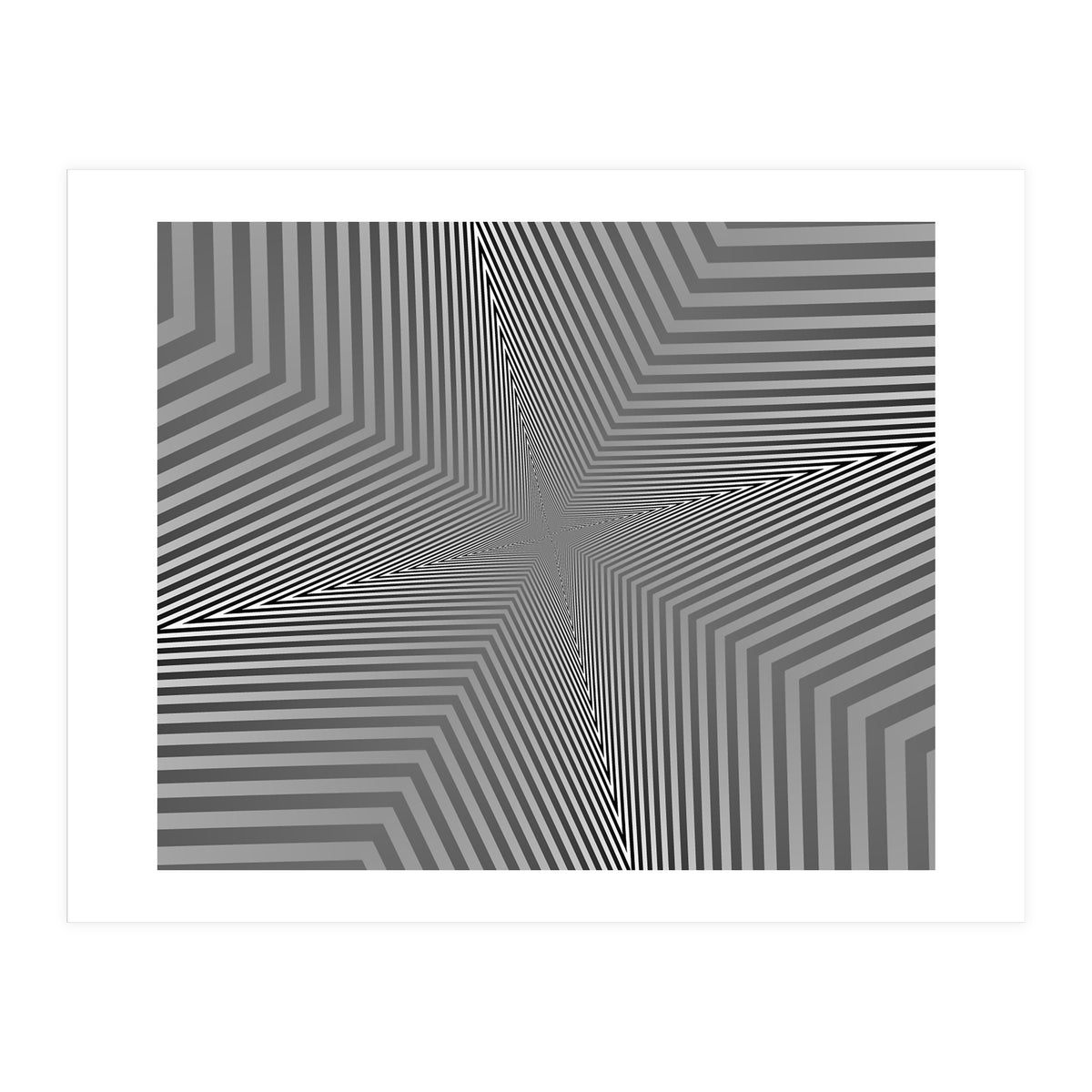 Abstract Triangle Pattern Geometric  (Print Only)