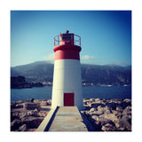 Red and white lighthouse (Print Only) thumbnail
